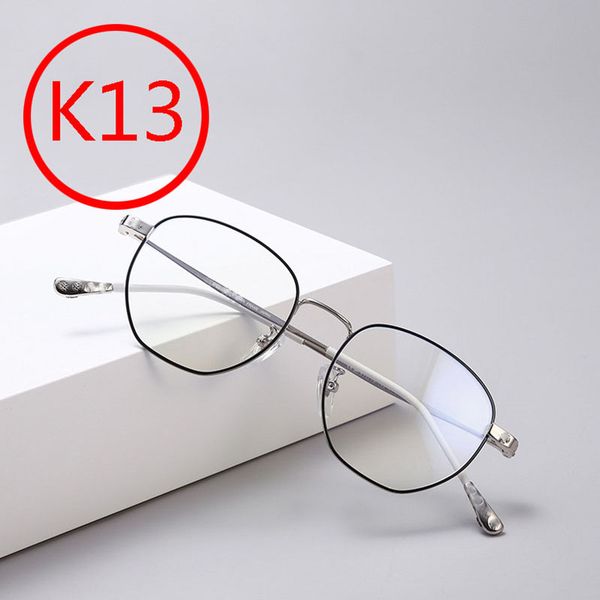 k13 anti blue light glasses cross flower punk style hip hop ultra light eye frame retro large frame glasses, White;black
k13 anti blue light glasses cross flower punk style hip hop ultra light eye frame retro large frame glasses, White;black