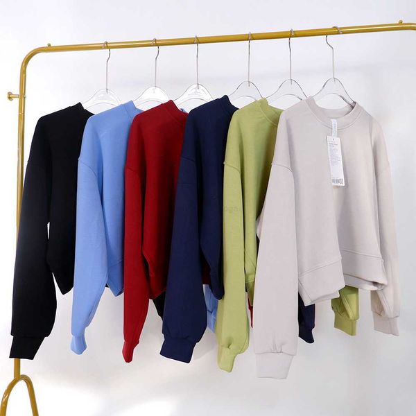 lu yoga women's yoga autumn and winter yoga clothes oversized fitness long-sleeved casual running loose sweater women's pullover t
lu yoga women's yoga autumn and winter yoga clothes oversized fitness long-sleeved casual running loose sweater women's pullover t