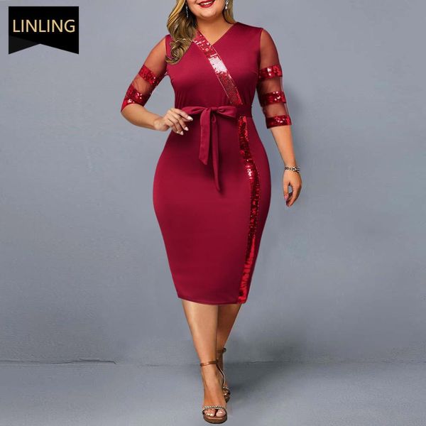 dresses plus size women clothing elegant midi red dresses evening party summer 2021 casual african 4xl 5xl new year 2022, Black
dresses plus size women clothing elegant midi red dresses evening party summer 2021 casual african 4xl 5xl new year 2022, Black