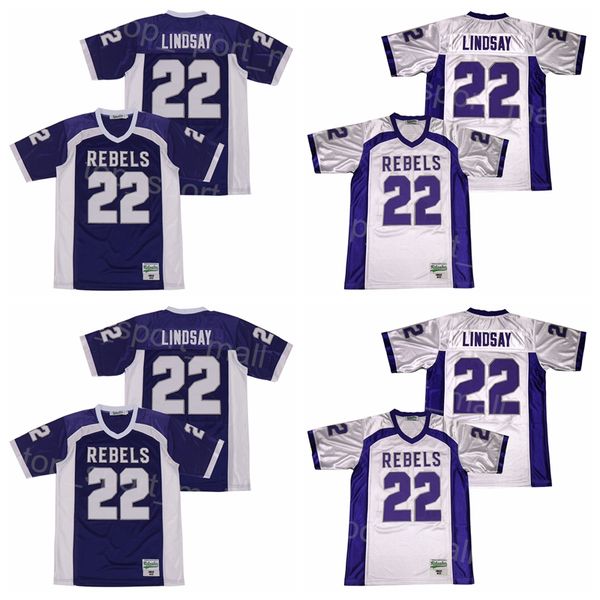 high school football 22 phillip lindsay jersey south rebels moive college pullover breathable retro pure cotton for sport fans embroidery te, Black
high school football 22 phillip lindsay jersey south rebels moive college pullover breathable retro pure cotton for sport fans embroidery te, Black