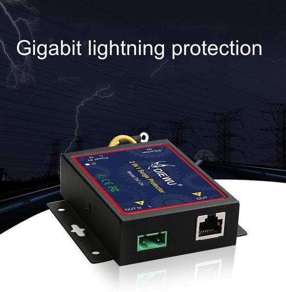 poe rj45 power 2 in 1 network lightning protection 1000m network port signal surge protector
poe rj45 power 2 in 1 network lightning protection 1000m network port signal surge protector