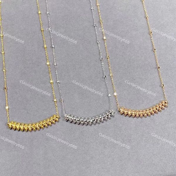 european and american half round women's necklace fashion designer brand pendant 18k gold jewelry festival gift factory with box, Silver
european and american half round women's necklace fashion designer brand pendant 18k gold jewelry festival gift factory with box, Silver