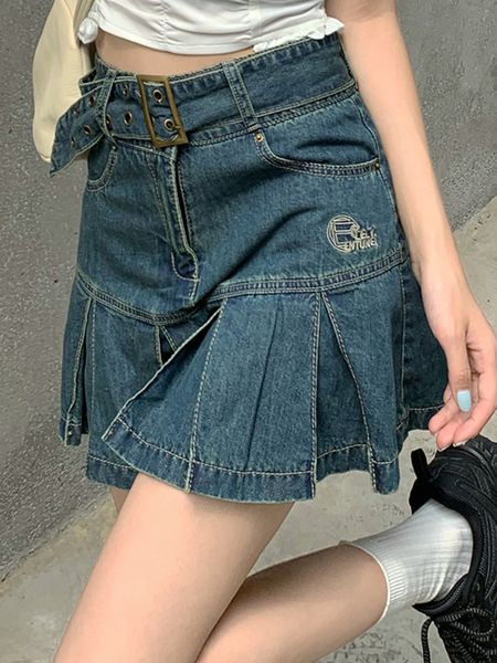 skirts kalevest y2k summer grunge mini skirt blue solid color korean fashion women skirts pleated gyaru denim women skirt clothing 230418, Black
skirts kalevest y2k summer grunge mini skirt blue solid color korean fashion women skirts pleated gyaru denim women skirt clothing 230418, Black