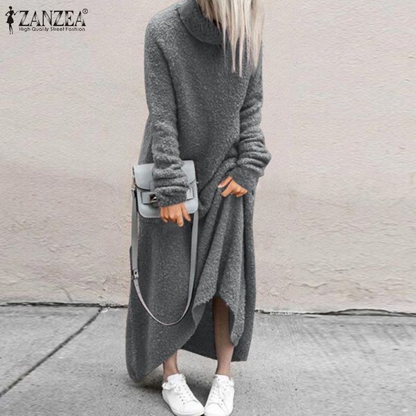dresses zanzea women turtleneck long sleeve sundress autumn plush fluffy long sweatshirt dress fashion solid loose vestidos robe femme, Black;gray
dresses zanzea women turtleneck long sleeve sundress autumn plush fluffy long sweatshirt dress fashion solid loose vestidos robe femme, Black;gray