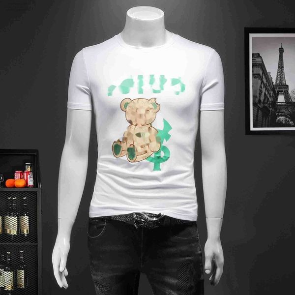 men's t-shirts summer new bear print mercerized cotton mold uyxv wy81 z69q ih4m j1v2, White;black
men's t-shirts summer new bear print mercerized cotton mold uyxv wy81 z69q ih4m j1v2, White;black