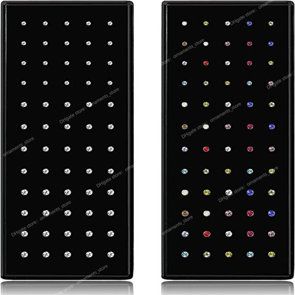 60pc 1.5/2/2.5mm rhinestone crystal stainless steel multicolor nose piercing bend stud rings women body piercing jewelry earring body jewelr, Slivery;golden
60pc 1.5/2/2.5mm rhinestone crystal stainless steel multicolor nose piercing bend stud rings women body piercing jewelry earring body jewelr, Slivery;golden