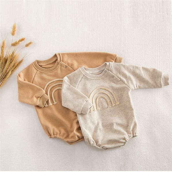 rompers 0-24m baby romper autumn born boy girl long sleeve rainbow cotton body suit jumper sweatshirt outfits spring clothes 230418, Blue
rompers 0-24m baby romper autumn born boy girl long sleeve rainbow cotton body suit jumper sweatshirt outfits spring clothes 230418, Blue