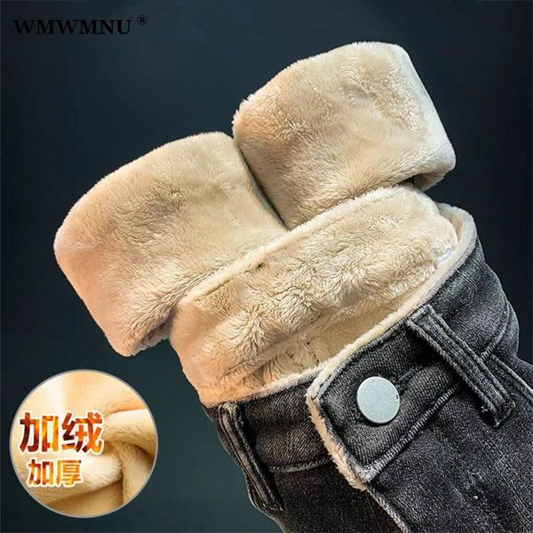 jeans women's plus velvet winter jeans casual thicken warm high waist skinny stretch pencil pants vintage classic slim fleece trousers, Blue
jeans women's plus velvet winter jeans casual thicken warm high waist skinny stretch pencil pants vintage classic slim fleece trousers, Blue