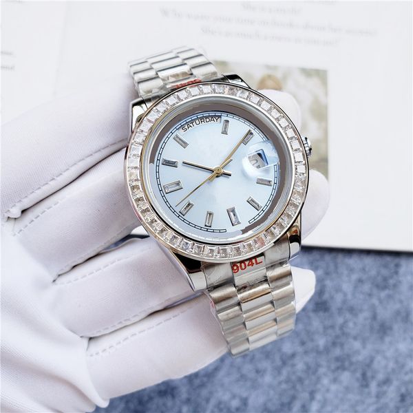 watch automatic mechanical mens watches 41mm silver wristband waterproof all stainless steel wristband fashion designer wristwatch b39, Slivery;brown
watch automatic mechanical mens watches 41mm silver wristband waterproof all stainless steel wristband fashion designer wristwatch b39, Slivery;brown