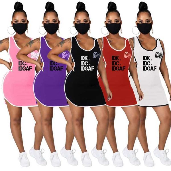 women clothing designer dress 2023 summer fashion womens casual sports letter printing irregular tank dresses, Black;gray
women clothing designer dress 2023 summer fashion womens casual sports letter printing irregular tank dresses, Black;gray