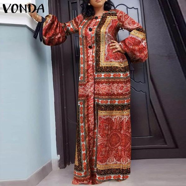 dresses women maxi dresses 3 colors vonda ladies autumn button down long sleeve printed dress kleid sundress vintage vestidos femme robe, Black;gray
dresses women maxi dresses 3 colors vonda ladies autumn button down long sleeve printed dress kleid sundress vintage vestidos femme robe, Black;gray