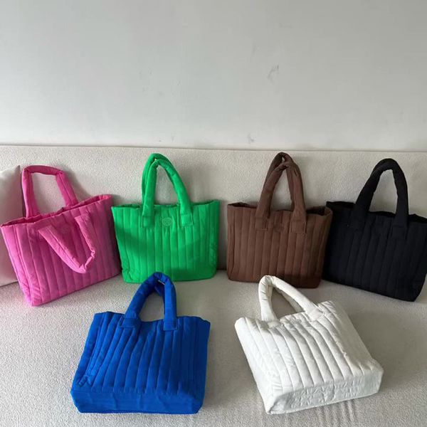 evening bags hylhexyr womens space cotton soft handbag vertical striation fashion square casual tote female puffy shopping 230417
evening bags hylhexyr womens space cotton soft handbag vertical striation fashion square casual tote female puffy shopping 230417