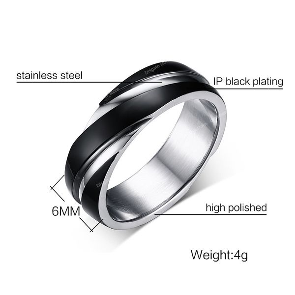 2023 new punk vintage black stainless steel engagement rings for women men classic wedding bands party jewelry fashion jewelryrings, Golden;silver
2023 new punk vintage black stainless steel engagement rings for women men classic wedding bands party jewelry fashion jewelryrings, Golden;silver