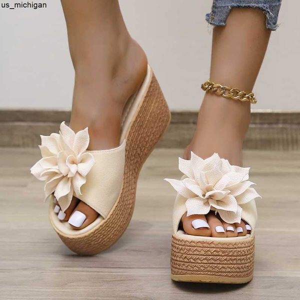 slippers 9cm heels summer beach platform women wedge slippers appliques butterflyknot female sandals clog shoes slides women j230417, Black
slippers 9cm heels summer beach platform women wedge slippers appliques butterflyknot female sandals clog shoes slides women j230417, Black