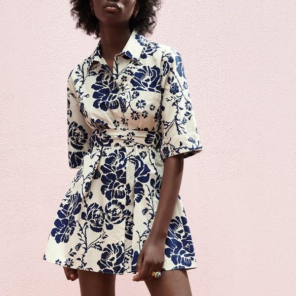 dresses fashion turn down collar printed dresses women elegant collected waisted mini dress women half sleeve dresses ladies, Black;gray
dresses fashion turn down collar printed dresses women elegant collected waisted mini dress women half sleeve dresses ladies, Black;gray