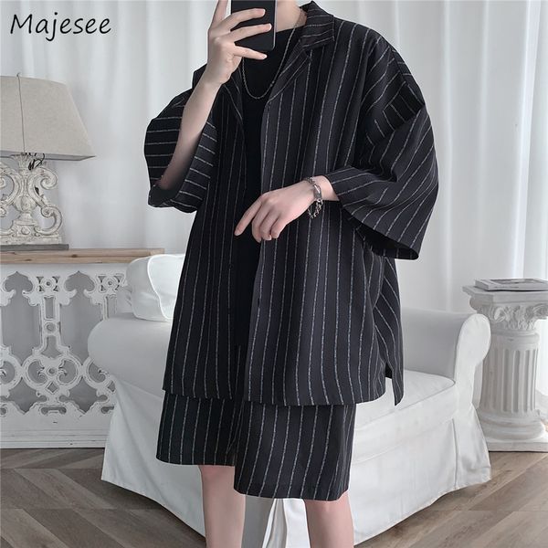 men's tracksuits shirts shorts sets men striped design simple fashion ulzzang oversize summer loose breathable student notched casual 2, Gray
men's tracksuits shirts shorts sets men striped design simple fashion ulzzang oversize summer loose breathable student notched casual 2, Gray