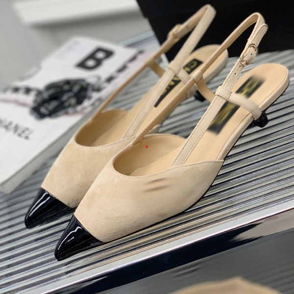 2023 brand women pumps wedding shoes woman high heels sandal nude fashion ankle straps rivets shoes high heels bridal shoes size 35-40 -323