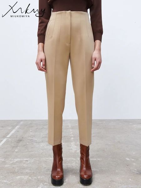 women's pants capris miukomiya khaki women's pants elegant for work summer trousers women office simple casual ankle pants for wom, Black;white
women's pants capris miukomiya khaki women's pants elegant for work summer trousers women office simple casual ankle pants for wom, Black;white