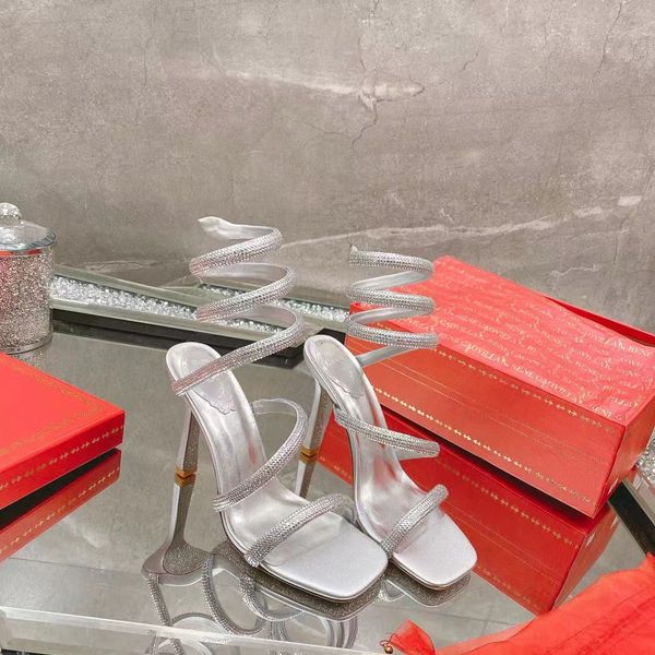 rene caovilla designer high heeled sandal cleo crystals snakes decorative stiletto womens sandals 9.5cm rhinestone ring dress shoes evening, Black
rene caovilla designer high heeled sandal cleo crystals snakes decorative stiletto womens sandals 9.5cm rhinestone ring dress shoes evening, Black