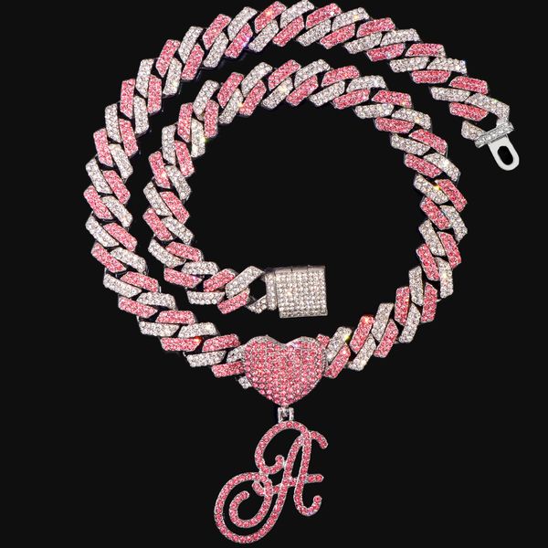 strands strings hip hop bling pink crystal cursive initial letter cuban necklace for women iced out paved cuban chain necklace choker jewelr, Black
strands strings hip hop bling pink crystal cursive initial letter cuban necklace for women iced out paved cuban chain necklace choker jewelr, Black