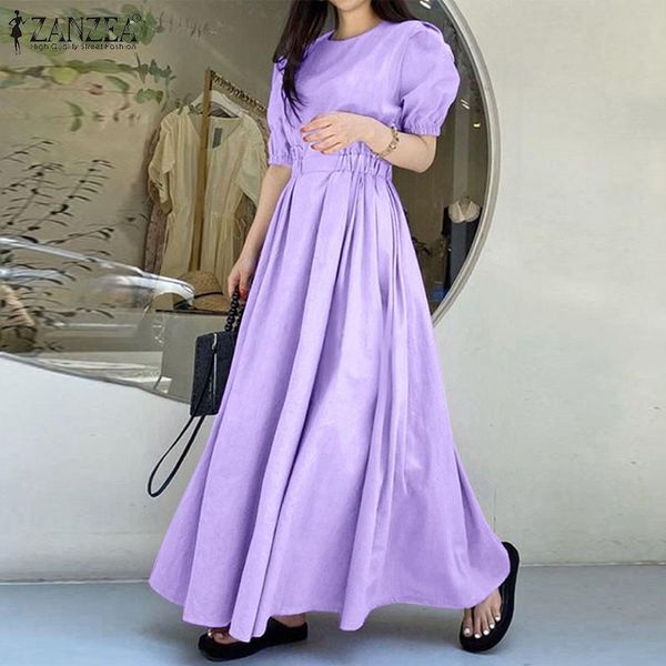 dresses summer sundress zanzea elegant women short puff sleeve pleated long dress robe femme casual fashion solid party work vestidos 7, Black;gray
dresses summer sundress zanzea elegant women short puff sleeve pleated long dress robe femme casual fashion solid party work vestidos 7, Black;gray