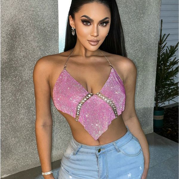 camisoles tanks pink glitter s crop v neck halter backless pacthwork crystas metal women night club party tank 230418, Black;white
camisoles tanks pink glitter s crop v neck halter backless pacthwork crystas metal women night club party tank 230418, Black;white