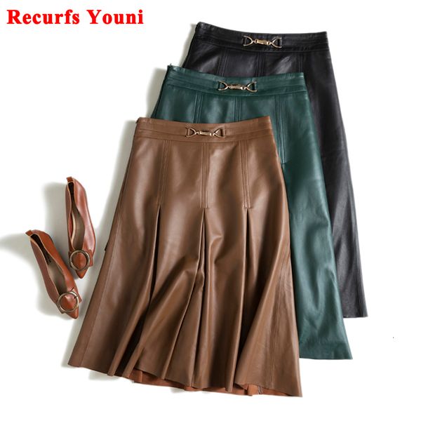 skirts literary retro leather skirts women female 3d metal tailoring high waist mid long sheepskin green pleated jupe falda de mujer 230418, Black
skirts literary retro leather skirts women female 3d metal tailoring high waist mid long sheepskin green pleated jupe falda de mujer 230418, Black