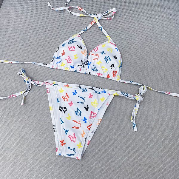 2023 women classic swimwear letter pattern print summer two pieces swimsuit women's fashion bikinis 3 styles bathing suit #kh025, White;black
2023 women classic swimwear letter pattern print summer two pieces swimsuit women's fashion bikinis 3 styles bathing suit #kh025, White;black