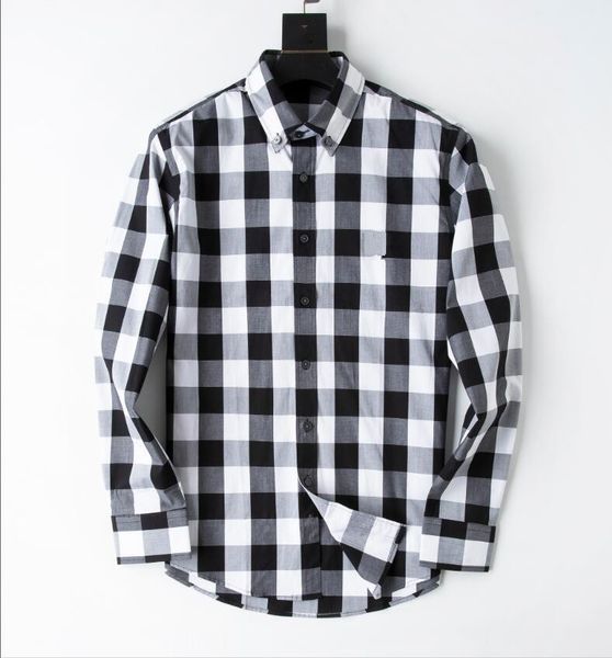 brand men's shirt casual long-sleeved business spring and summer designer solid color shirt-3, White;black
brand men's shirt casual long-sleeved business spring and summer designer solid color shirt-3, White;black