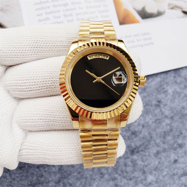 classic mens watch fully automatic mechanical watches womens fashion wristwatch 36mm 40mm precision steel band gold wristwatches gift waterp, Slivery;brown
classic mens watch fully automatic mechanical watches womens fashion wristwatch 36mm 40mm precision steel band gold wristwatches gift waterp, Slivery;brown