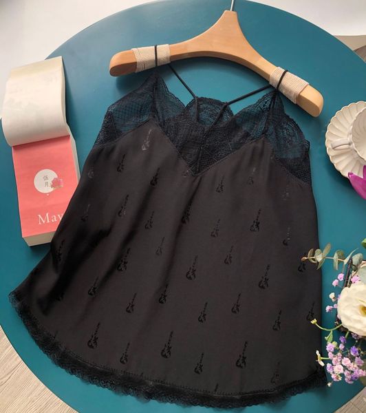 camisoles tanks women v-neck black camisole delicate guitar jacquard lace stitching camis sleeveless 100% silk sling spring summer 230418, Black;white
camisoles tanks women v-neck black camisole delicate guitar jacquard lace stitching camis sleeveless 100% silk sling spring summer 230418, Black;white