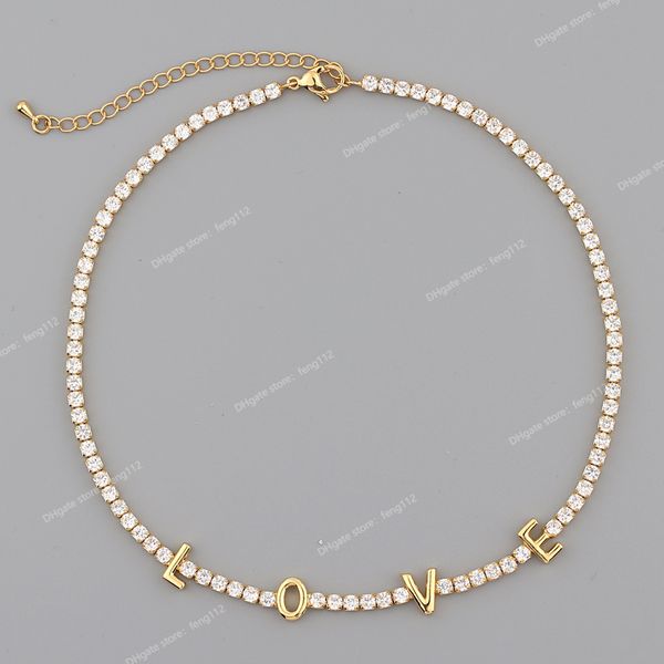micro pave cubic zircon tennis chain love necklaces for women crystal gold chokers necklaces women jewelry fashion jewelrynecklace jewelry a, Silver
micro pave cubic zircon tennis chain love necklaces for women crystal gold chokers necklaces women jewelry fashion jewelrynecklace jewelry a, Silver