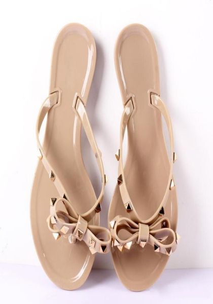 women summer slippers sandals rivets flat heel patent leather jelly flip flops beach sandalias female6294492, Black
women summer slippers sandals rivets flat heel patent leather jelly flip flops beach sandalias female6294492, Black