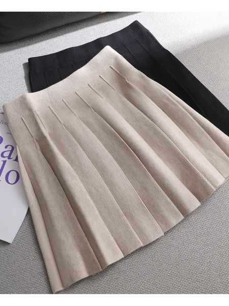skirts ezsskj autumn winter a-line thick short sweater skirt women good quality cute pleated mini skirt female elegant knit skirt 230418, Black
skirts ezsskj autumn winter a-line thick short sweater skirt women good quality cute pleated mini skirt female elegant knit skirt 230418, Black