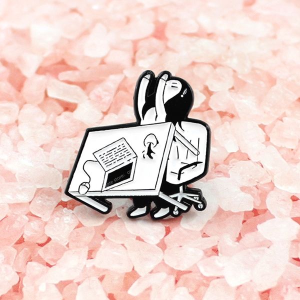 character treason angry girl enamel brooches turn over the workbench and lapangry girl pins personality badge jewelry gift fashion jewelrybr, Gray
character treason angry girl enamel brooches turn over the workbench and lapangry girl pins personality badge jewelry gift fashion jewelrybr, Gray