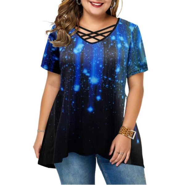 t-shirt 5xl plus size women gradient print tunic tshirt summer 2022 casual short sleeve irregular hem boho oversized tunicas mujer, Black
t-shirt 5xl plus size women gradient print tunic tshirt summer 2022 casual short sleeve irregular hem boho oversized tunicas mujer, Black