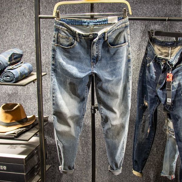 men's jeans spring summer mens for man luxury clothes hip hop cargo slim clothing trousers ripped cowboy blue vintage pants 230418
men's jeans spring summer mens for man luxury clothes hip hop cargo slim clothing trousers ripped cowboy blue vintage pants 230418