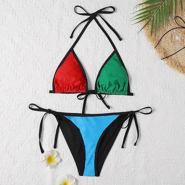 designer bikini swimsuit beachwear designer bikinis green red blue patchwork two pieces set 2023 brand bandage push up swimsuit xl swimwear, Black
designer bikini swimsuit beachwear designer bikinis green red blue patchwork two pieces set 2023 brand bandage push up swimsuit xl swimwear, Black