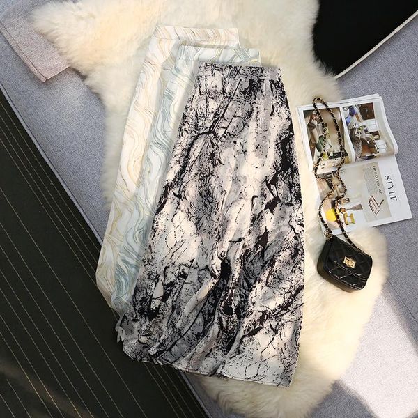 dresses print chiffon elegant skirt women's high waist retro medium length casual skirt summer high waist slim aline skirt female, Black;gray
dresses print chiffon elegant skirt women's high waist retro medium length casual skirt summer high waist slim aline skirt female, Black;gray