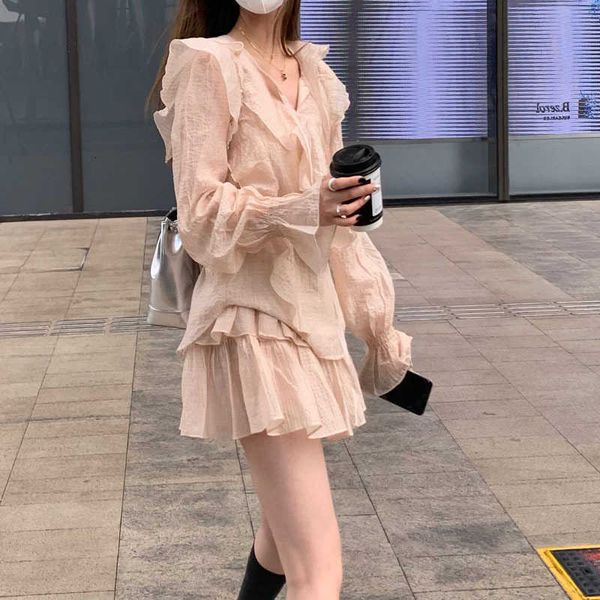 2023 ing yy pool girl ruffled edge small blouse girl spring/summer unique cake half skirt age reducing set, White
2023 ing yy pool girl ruffled edge small blouse girl spring/summer unique cake half skirt age reducing set, White