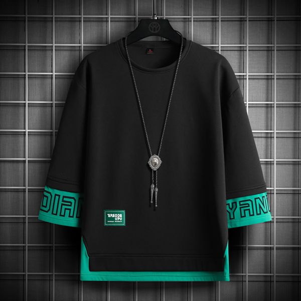 mens tshirts hip hop loose streetwear tshirts casual patchwork summer short sleeves black grey tshirt tees plus oversize 5xl 230417, White;black
mens tshirts hip hop loose streetwear tshirts casual patchwork summer short sleeves black grey tshirt tees plus oversize 5xl 230417, White;black