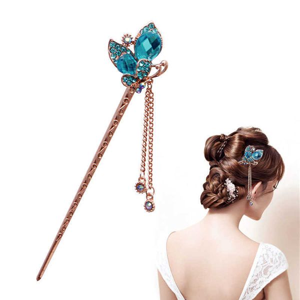 hairpins women elegant charm blue crystal bobby pin fashion hairpin rhinestone hair stick w0417, Golden;silver
hairpins women elegant charm blue crystal bobby pin fashion hairpin rhinestone hair stick w0417, Golden;silver