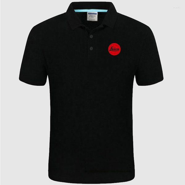 men's polos 2023 polo shirt leica logo cotton short sleeve high quantity shirts, White;black
men's polos 2023 polo shirt leica logo cotton short sleeve high quantity shirts, White;black
