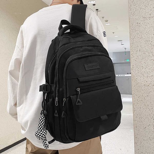 backpacks 2023 new nylon backpacks for student solid color school bag teenagers large capacity travel rucksack canvas bookbag w0418
backpacks 2023 new nylon backpacks for student solid color school bag teenagers large capacity travel rucksack canvas bookbag w0418