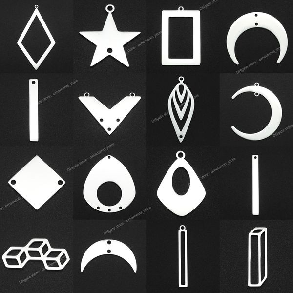 5pcs/lot 316 stainless steel geometric moon star waterdrop diy earring connector charm wholesale factory price fashion jewelrycharms, Silver
5pcs/lot 316 stainless steel geometric moon star waterdrop diy earring connector charm wholesale factory price fashion jewelrycharms, Silver