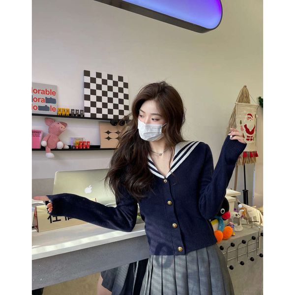 New Fashion Women Knits Shirt Long Sleeve V-neck Patchwork Slim Single-breasted Japan Korea Style Casual Leisure Ladies Shirt, Auburn
New Fashion Women Knits Shirt Long Sleeve V-neck Patchwork Slim Single-breasted Japan Korea Style Casual Leisure Ladies Shirt, Auburn