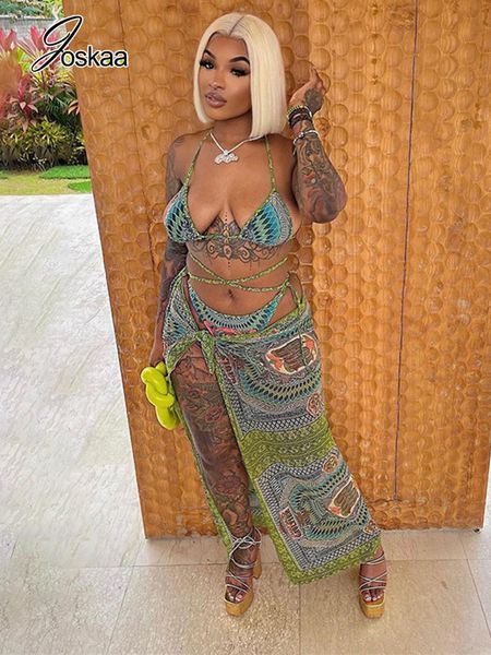 two piece dress joskaa mesh colorful print 3 set women bikini matching underwear and side split bandage skirt 2023 beach outfits 230418, White
two piece dress joskaa mesh colorful print 3 set women bikini matching underwear and side split bandage skirt 2023 beach outfits 230418, White
