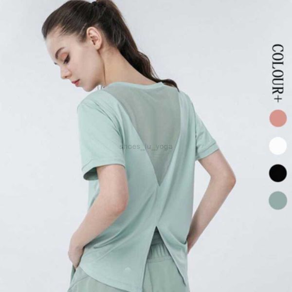 lu yoga lul yoga sports short-sleeved women's fitness sports mesh stitching hollow beautiful back breathable sweat-absorbing t-shirt
lu yoga lul yoga sports short-sleeved women's fitness sports mesh stitching hollow beautiful back breathable sweat-absorbing t-shirt