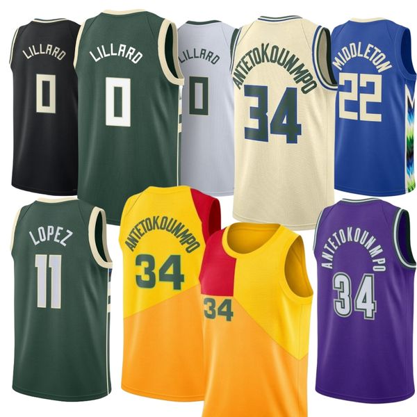 Damian Lillard Giannis Antetokounmpo Basketball Jerseys Khris Middleton Bobby Portis jr Brook Lopez Malik Beasley MarJon Beauchamp City Custom Jersey Wholesale, Colour 10
Damian Lillard Giannis Antetokounmpo Basketball Jerseys Khris Middleton Bobby Portis jr Brook Lopez Malik Beasley MarJon Beauchamp City Custom Jersey Wholesale, Colour 10