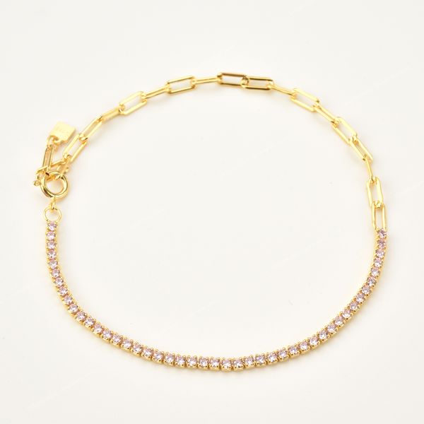 925 sterling silver rainbow zircon chain bracelet 2021 women fashion fine jewelry rock punk colorful colorful cz gift fine jewelrybracelets, Black
925 sterling silver rainbow zircon chain bracelet 2021 women fashion fine jewelry rock punk colorful colorful cz gift fine jewelrybracelets, Black